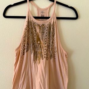 Pink racer back tank